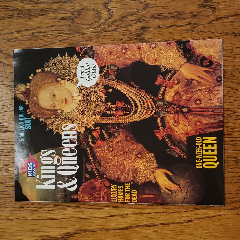 Vintage 90s Kids Discover Magazine Kings & Queens Volume 7 Issue 6